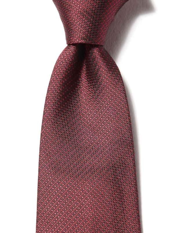 Campania Structure Dark Maroon Silk Tie