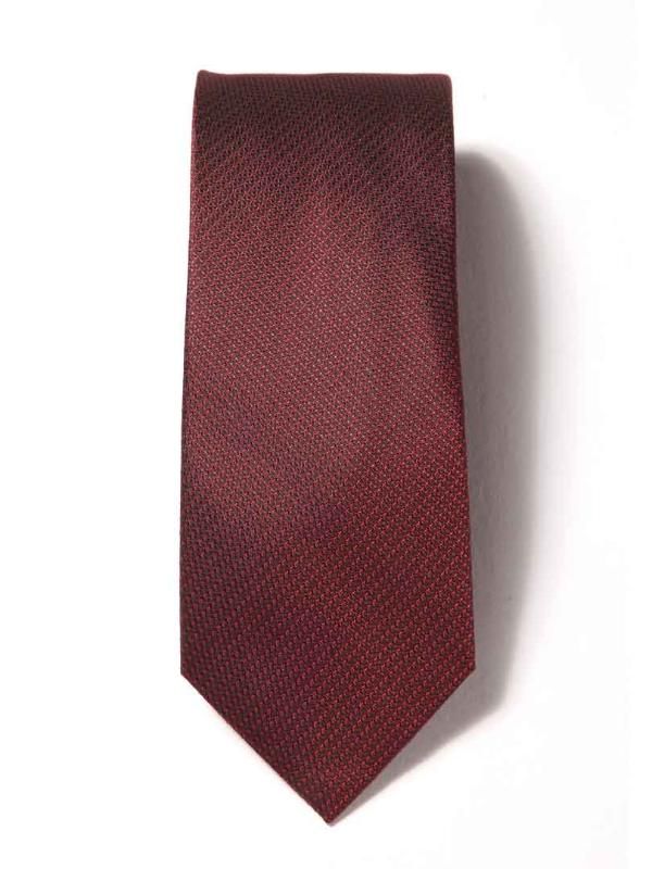 Campania Structure Dark Maroon Silk Tie