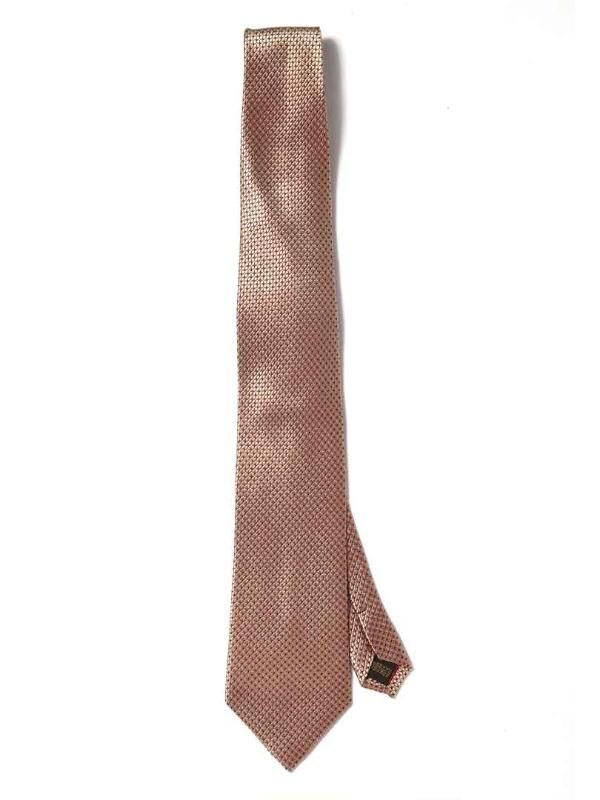 Campania Structure Medium Beige Silk Tie