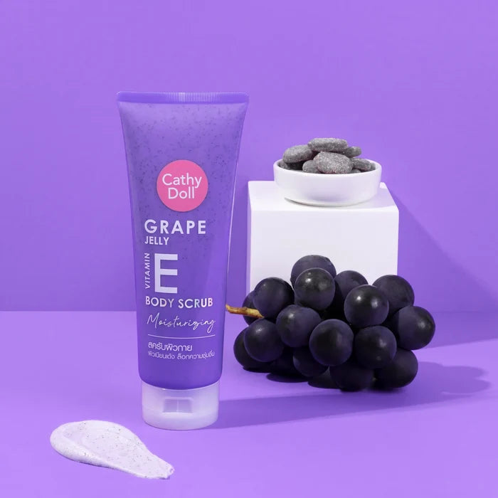 CATHY DOLL Grape Jelly Vitamin E Body Scrub Moisturising