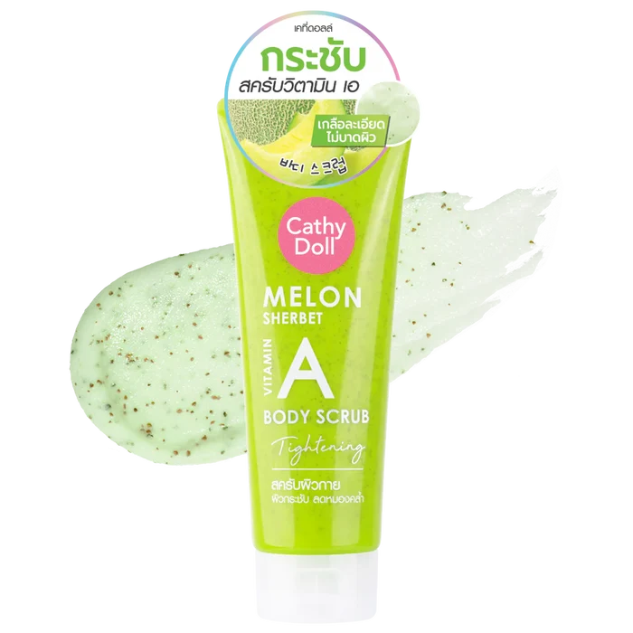 CATHY DOLL Melon Sherbet Vitamin A Body Scrub Tighteing