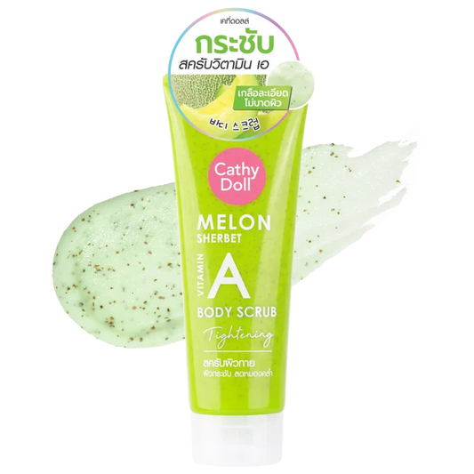 CATHY DOLL Melon Sherbet Vitamin A Body Scrub Tighteing