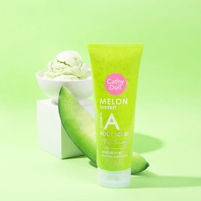 CATHY DOLL Melon Sherbet Vitamin A Body Scrub Tighteing