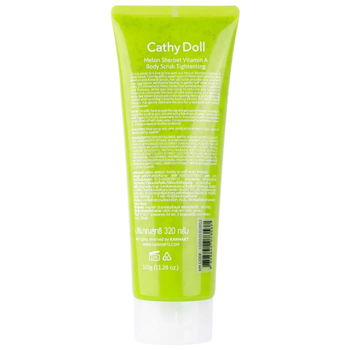 CATHY DOLL Melon Sherbet Vitamin A Body Scrub Tighteing