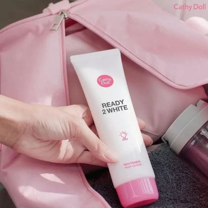 CATHY DOLL Ready 2 White Whitener Body Lotion لوشن الجسم للتفتيح من كاثي دول