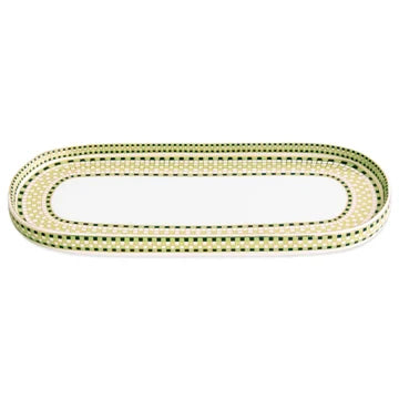 Ceramic  Ravenna Long Oval Platter 3284