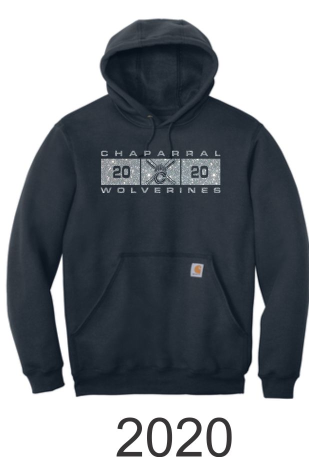 Chap Baseball Carhartt Hoodie- 2 Designs- Matte or Glitter