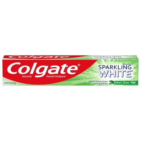 COLGATE Baking Soda Sparkling White Mint Zing معجون تبييض الأسنان بنكهة النعناع من كولكيت
