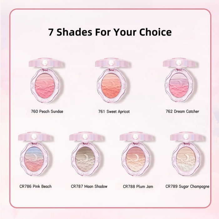 COLORROSE Oil Painting Series Relief Gradient Blusher & Highlightr & Contour T3668