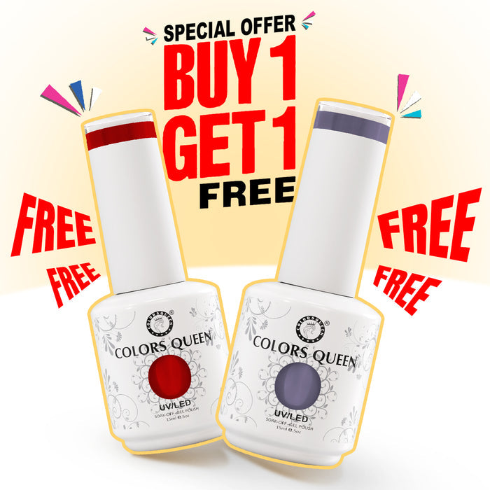 UV LED Soak Off Gel Polish - Red, Maroon & Brown Nail Colors |