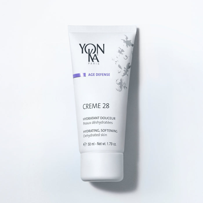 Creme 28 50 ml hydrating face cream jar with Yon-Ka Paris label moisturizing formula