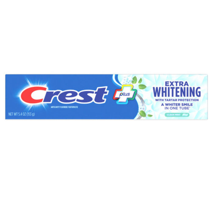 CREST COMPLETE Plus Extra whitening with tartar protection a whiter smile in one tube معجون تبييض الأسنان من كريست