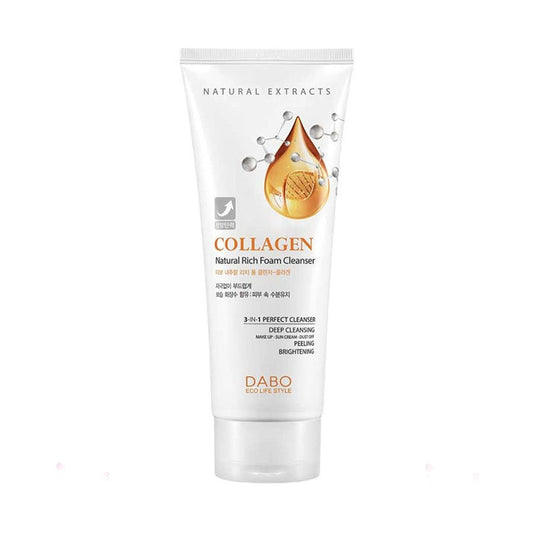 Dabo Collagen Natural Rich Foam Cleanser - 180ml
