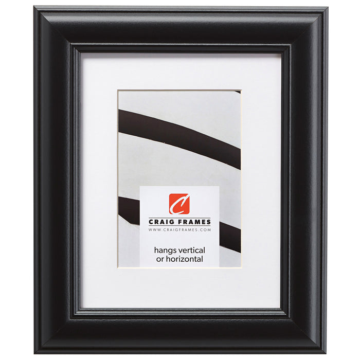 Dakota 175 1.75", Mystic Satin Black Matted Picture Frame