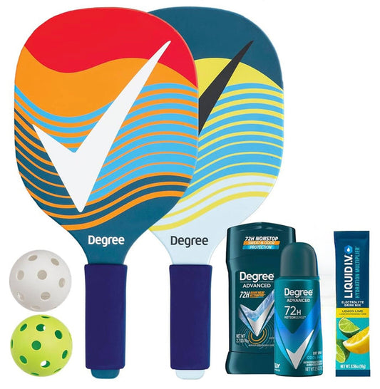 DEGREE ADVANCED pickleball performance gift set protect play hydrate مجموعة العناية بالرجال من دكري ادفانسد
