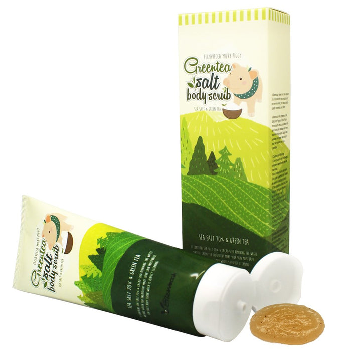 Elizavecca Greentea Salt Body Scrub مقشر الجسم بملح الشاي الاخضر