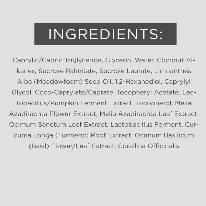 Ingredients list for EltaMD Oil-in-Gel Cleanser on a light gray background