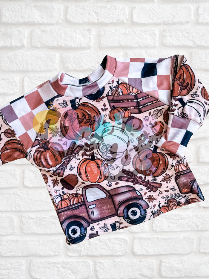 Fall Unisex Long Sleeve Raglan Tee