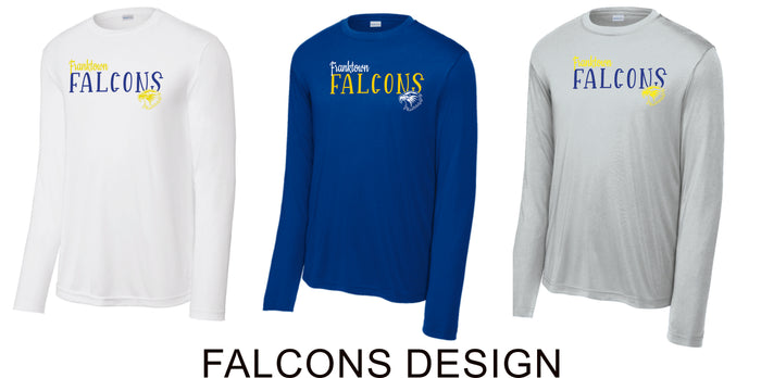 Franktown Wicking Long Sleeve Tee- Youth, Ladies & Unisex Sizes