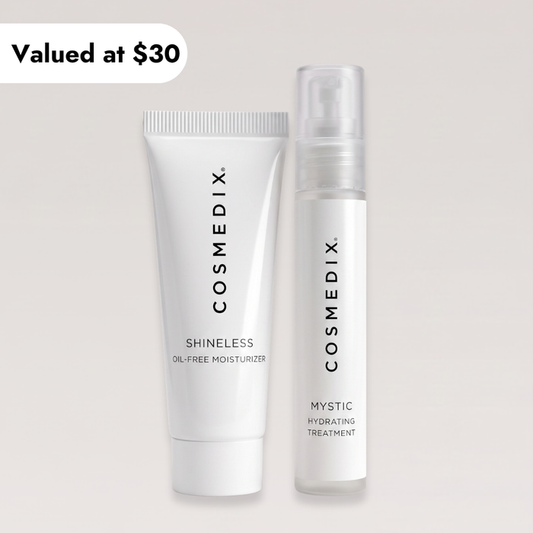 FREE Cosmedix Duo valued at $30 when you spend $179 across the Cosmedix ranges.