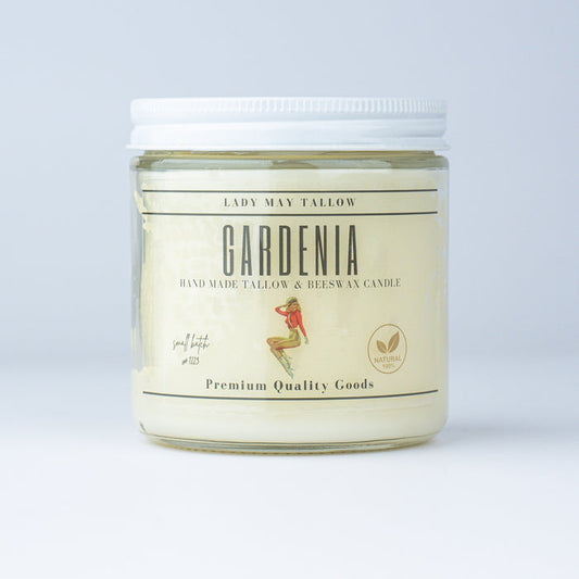 Gardenia Tallow & Beeswax Candle | 16 oz