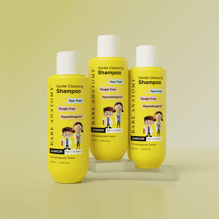 Gentle Cleansing Kids Shampoo With Almond Oil & Coconut Milk Protein- 250 ml | Pack of 3
