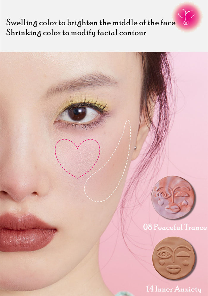 Girlcult Rouge Buckle Series Mood Blusher Powder T3109