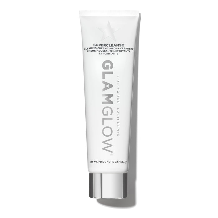 GlamGlow SUPERCLEANSE™ Clearing Cream-to-Foam Cleanser غسول البشرة من كلام كلو