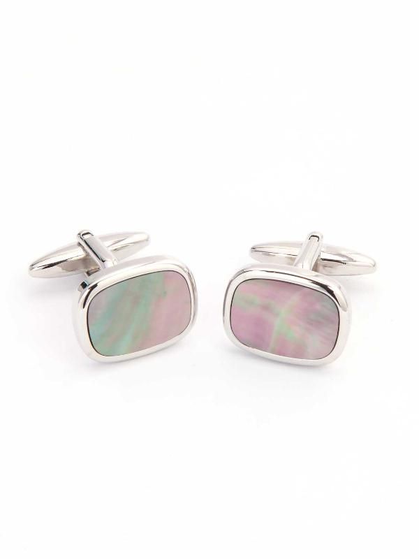 Grey Mother of Pearl Cufflinks