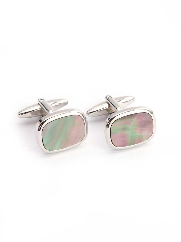 Grey Mother of Pearl Cufflinks