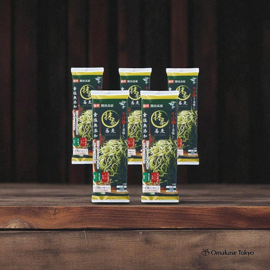 Hakubaku Soba Yu Matcha Noodles 5 Bags