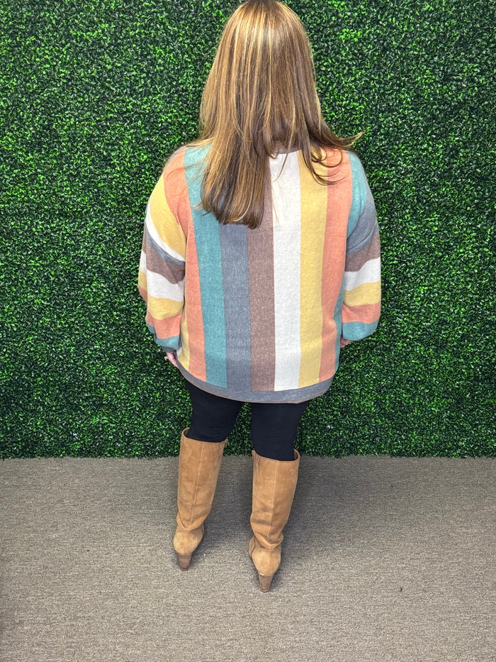 Haptics Striped Pullover