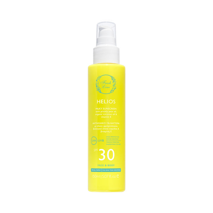 Helios Αντηλιακό Γαλάκτωμα SPF30 για Πρόσωπο & Σώμα