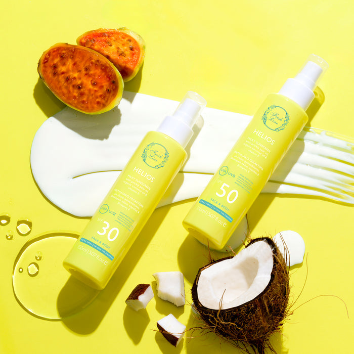 Helios Αντηλιακό Γαλάκτωμα SPF50 για Πρόσωπο & Σώμα
