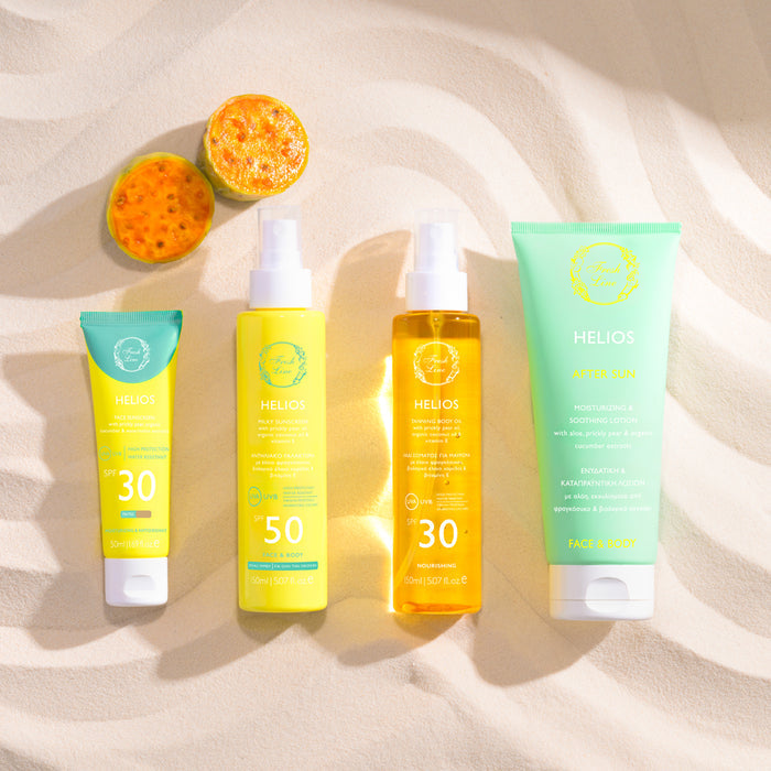 Helios Αντηλιακό Γαλάκτωμα SPF50 για Πρόσωπο & Σώμα