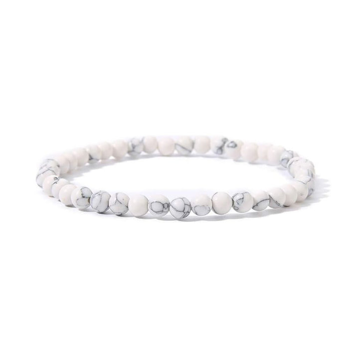 Crystal Bracelet - 4mm Howlite