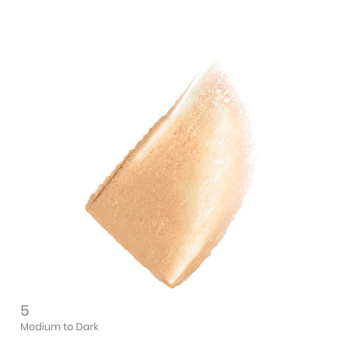 Swatch of JaneIredale HydroPure TintedSerum 5(Medium to Dark)