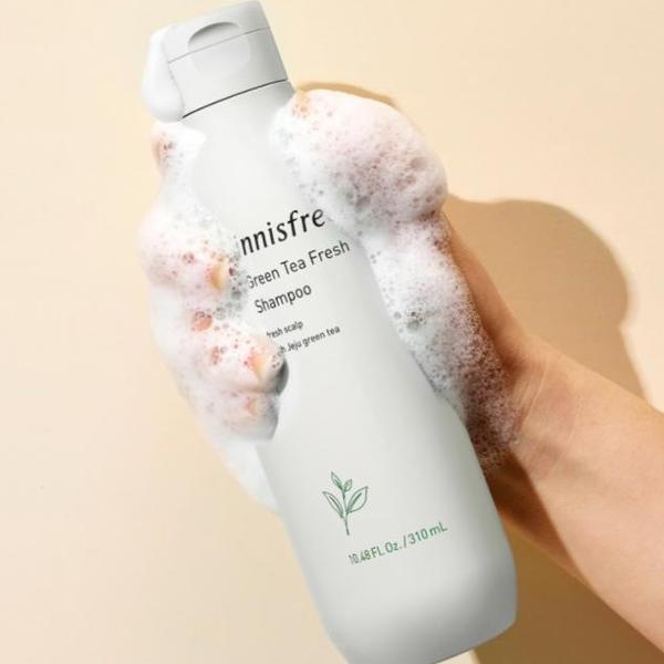 INNISFREE Green Tea Fresh Shampoo شامبو الشعر بالشاي الأخضر من انسفري