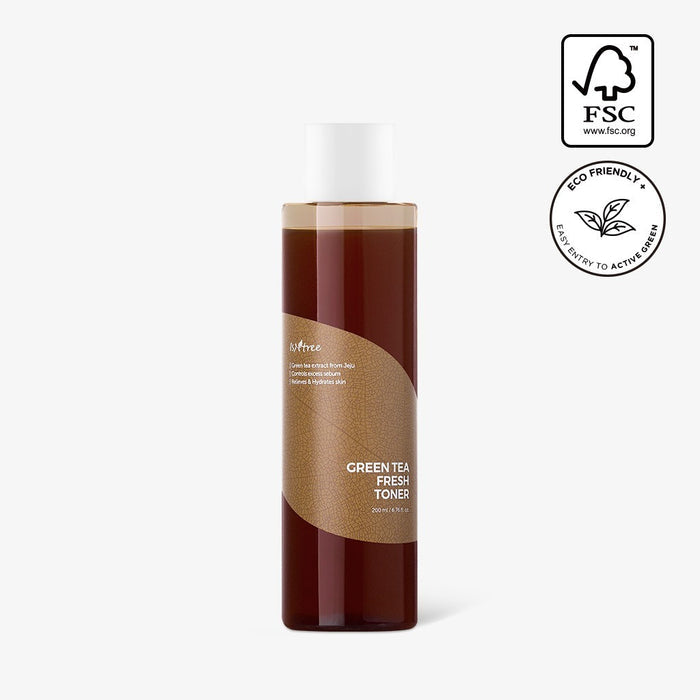 ISNTREE Green Tea Fresh Toner تونر الشاي الأخضر المقلص للمسامات من ازنتري