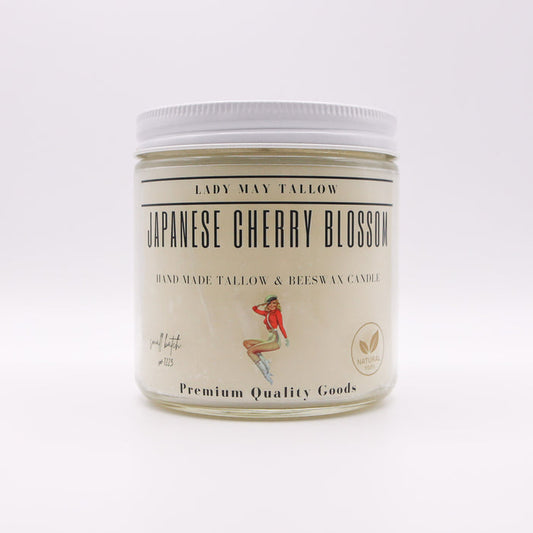 Japanese Cherry Blossom Tallow & Beeswax Candle | 16 oz