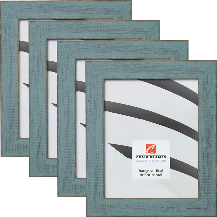 Jasper 1.5", Dixie Gray Weathered Picture Frames - 4 Piece Set