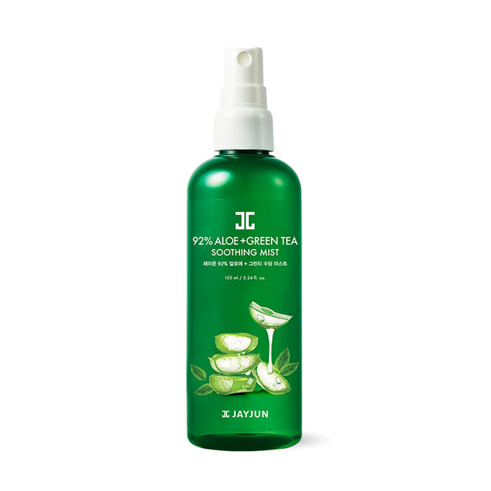 JAYJUN 92% Aloe + Green Tea Soothing Mist مست مرطب بجل الالوفيرا والشاي الاخضر