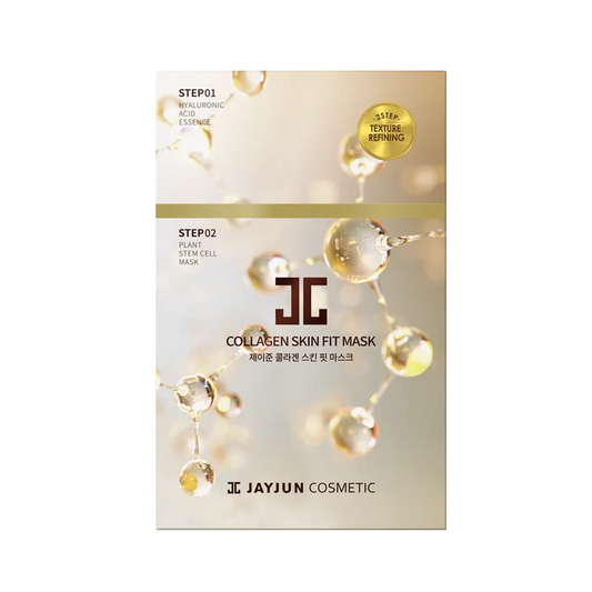 JAYJUN Collagen Skin Fit Mask 10 Sheets مجموعة اقنعة ورقية بالكولاجين