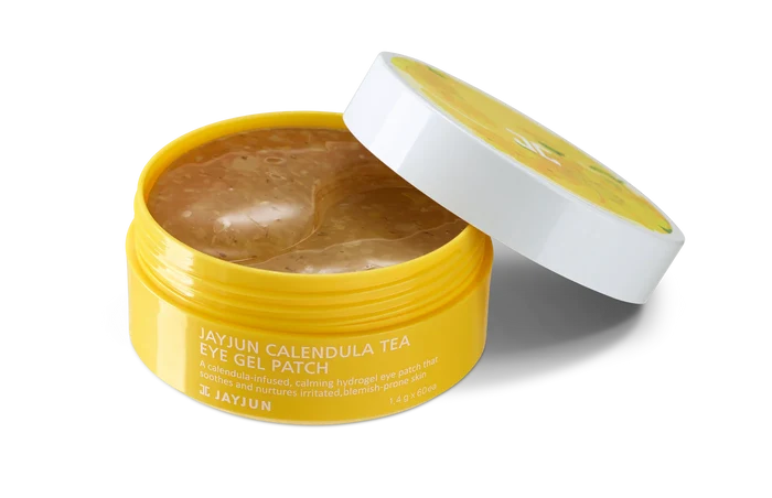 JAYJUN Cosmetic Calendula Tea Eye Gel Patch شرائح العين الهايدروجيل بمستخلص زهرة القطيفة
