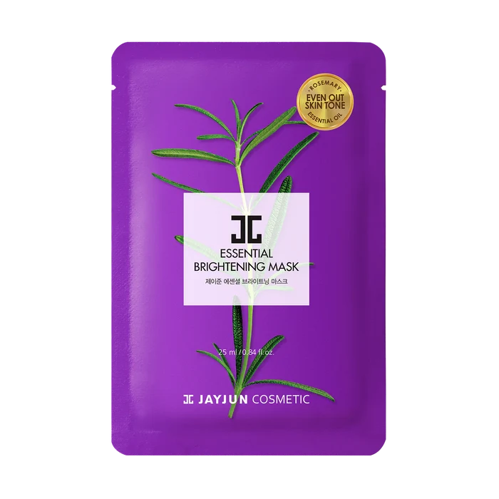 JAYJUN Essential Brightening Up Mask 10pcs مجموعة اقنعة ورقية للبشرة بزيت اكليل الجبل