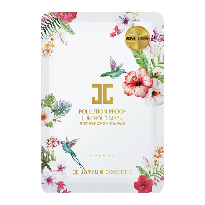JAYJUN Pollution Proof Luminous Sheet Mask Pack 10 PCS مجموعة اقنعة ورقية باللؤلؤ والزنجبيل