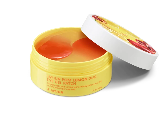 JAYJUN Pom Lemon Duo Eye Gel patch شرائح العين المزدوجة بالليمون والرمان