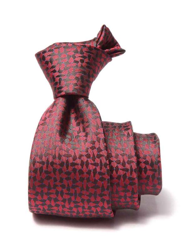 Kingcross Structure Dark Maroon Microfibre Tie
