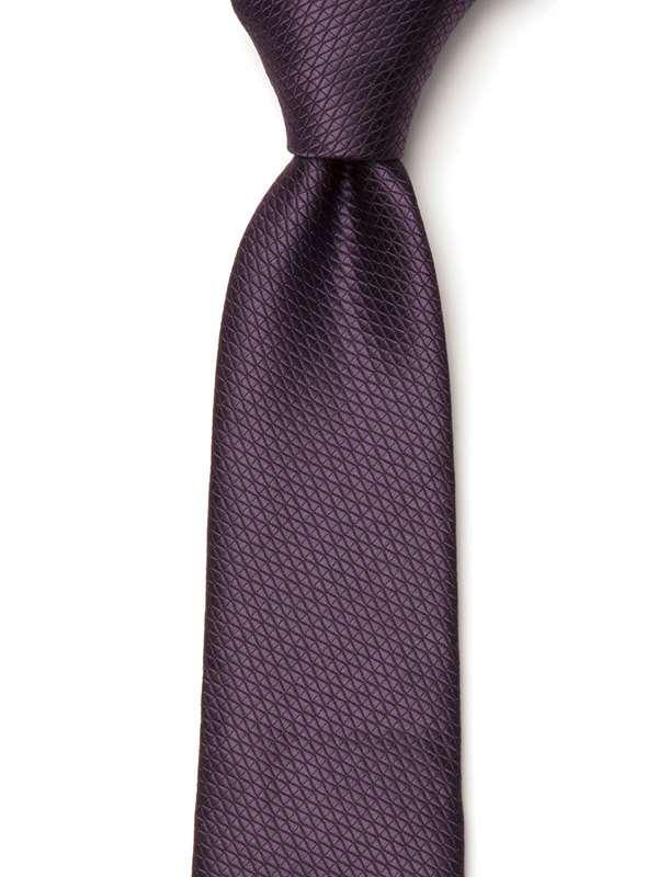 Kingcross Structure Dark Purple Microfibre Tie