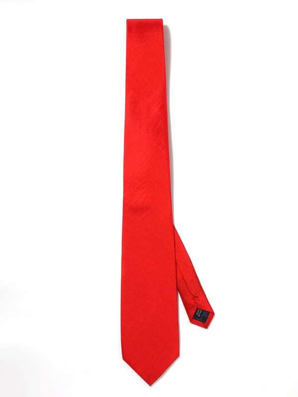 Kingston Plain Dark Red Microfibre Tie